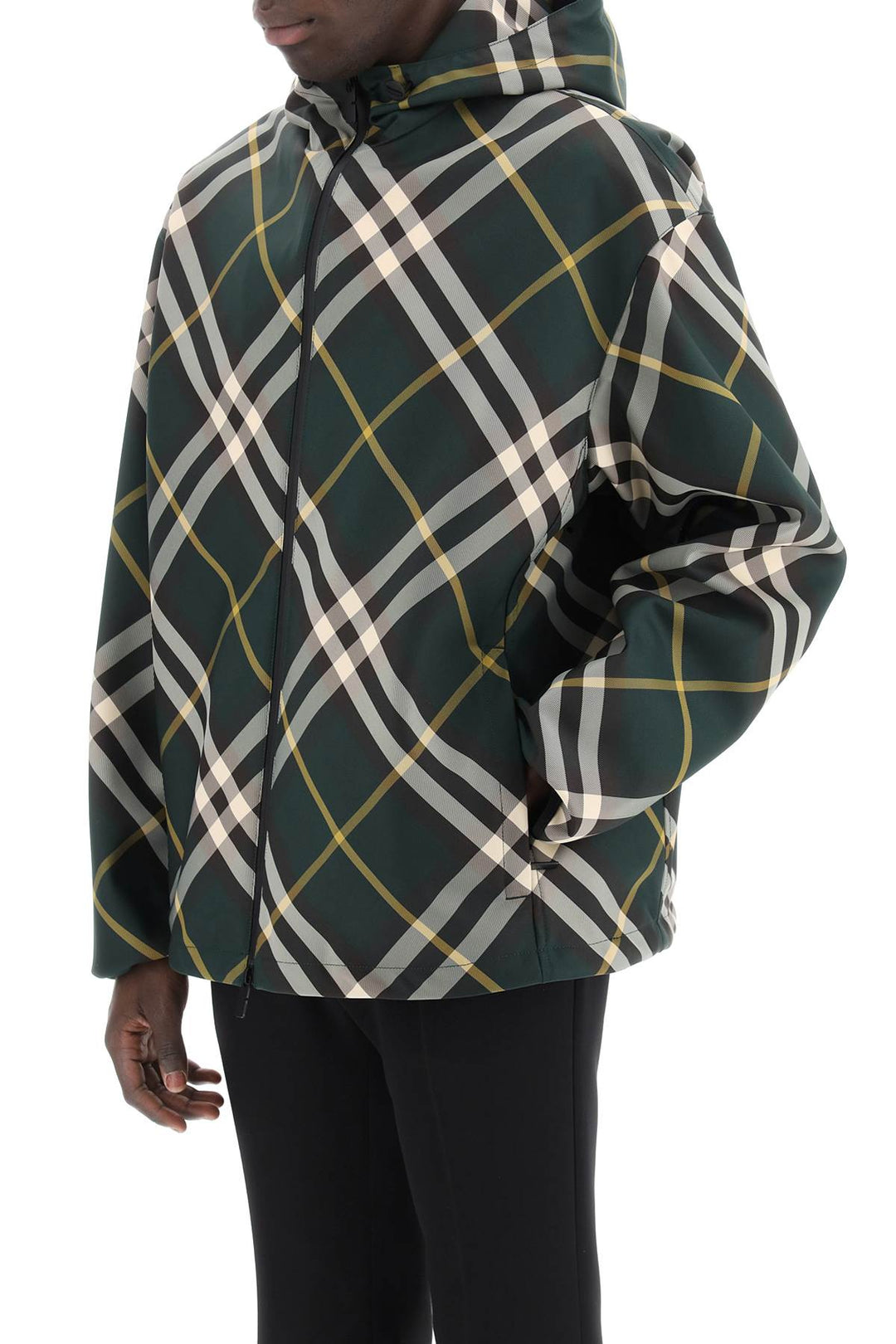 Burberry ered hooded jacket