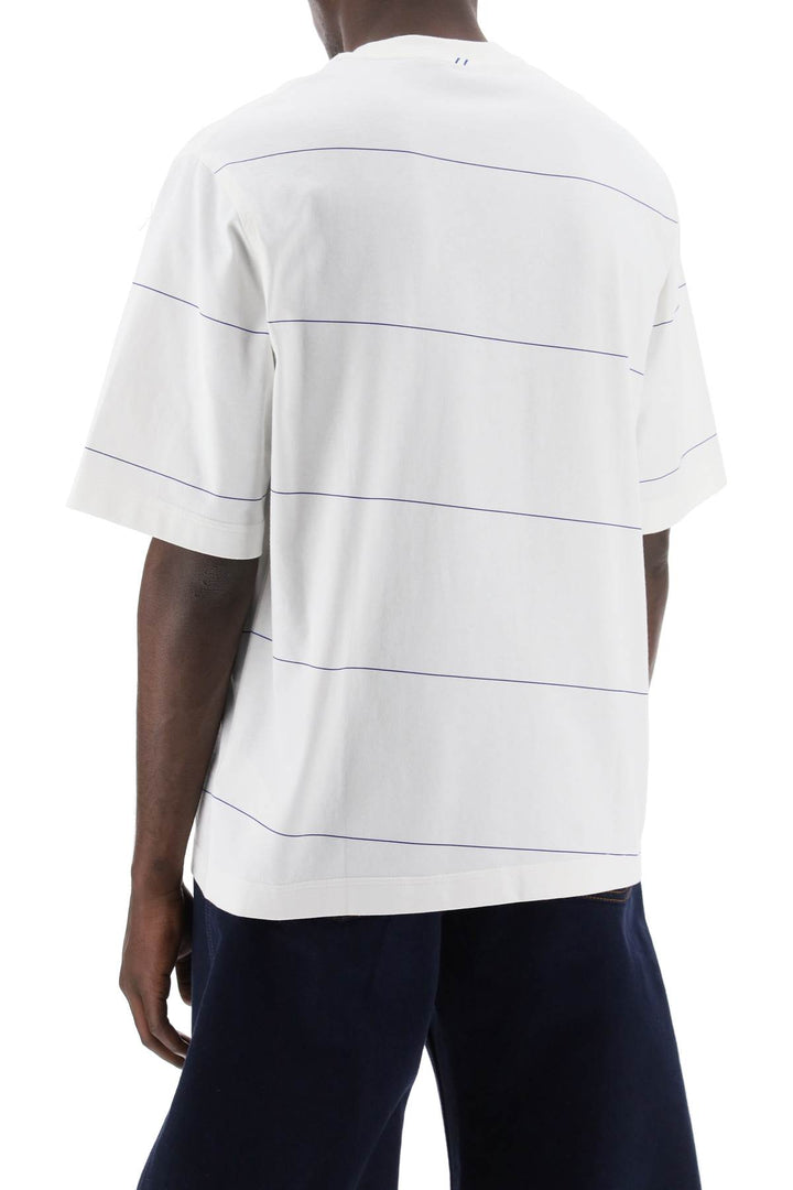 Burberry striped t-shirt with ekd embroidery