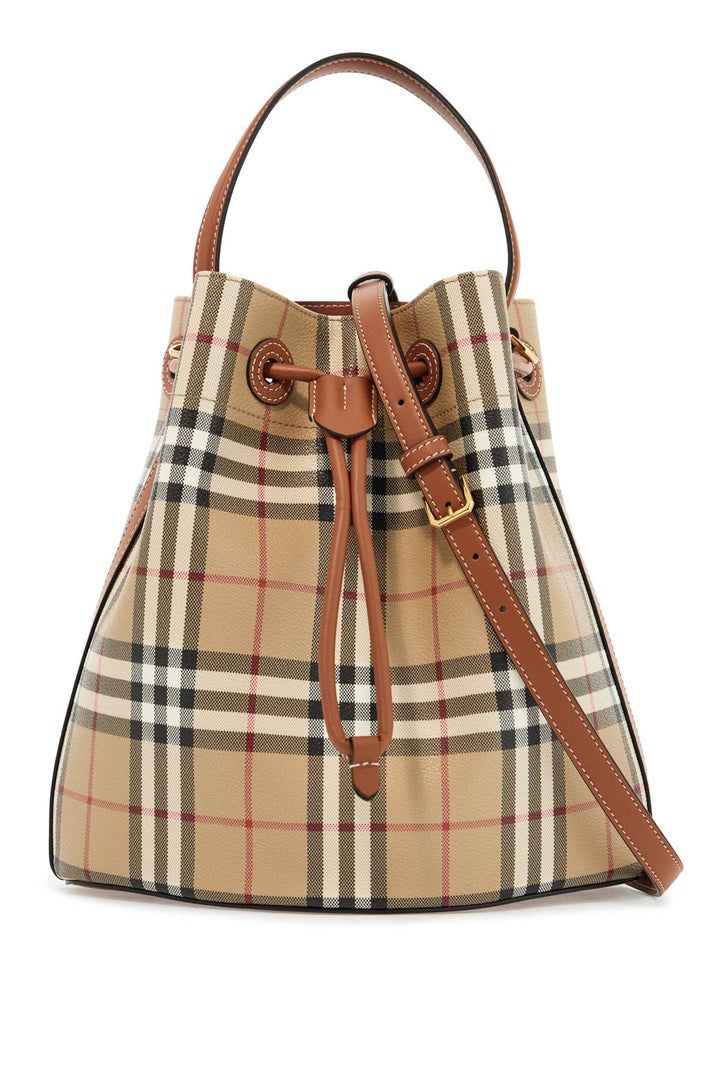 Burberry ered bucket bag