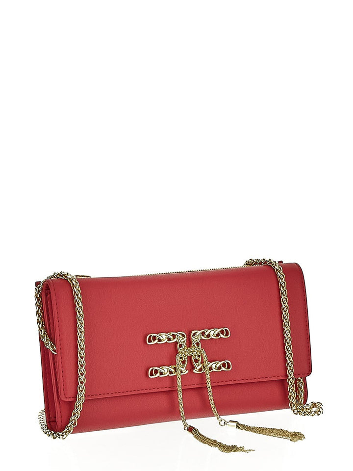 Elisabetta Franchi Tassel-Detail Clutch Bag