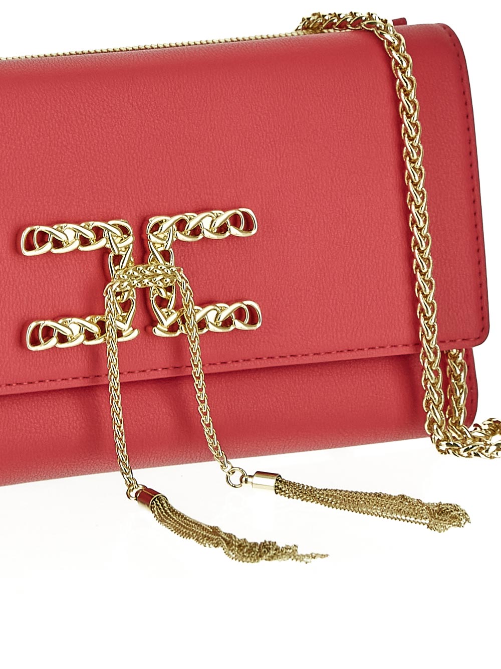 Elisabetta Franchi Tassel-Detail Clutch Bag