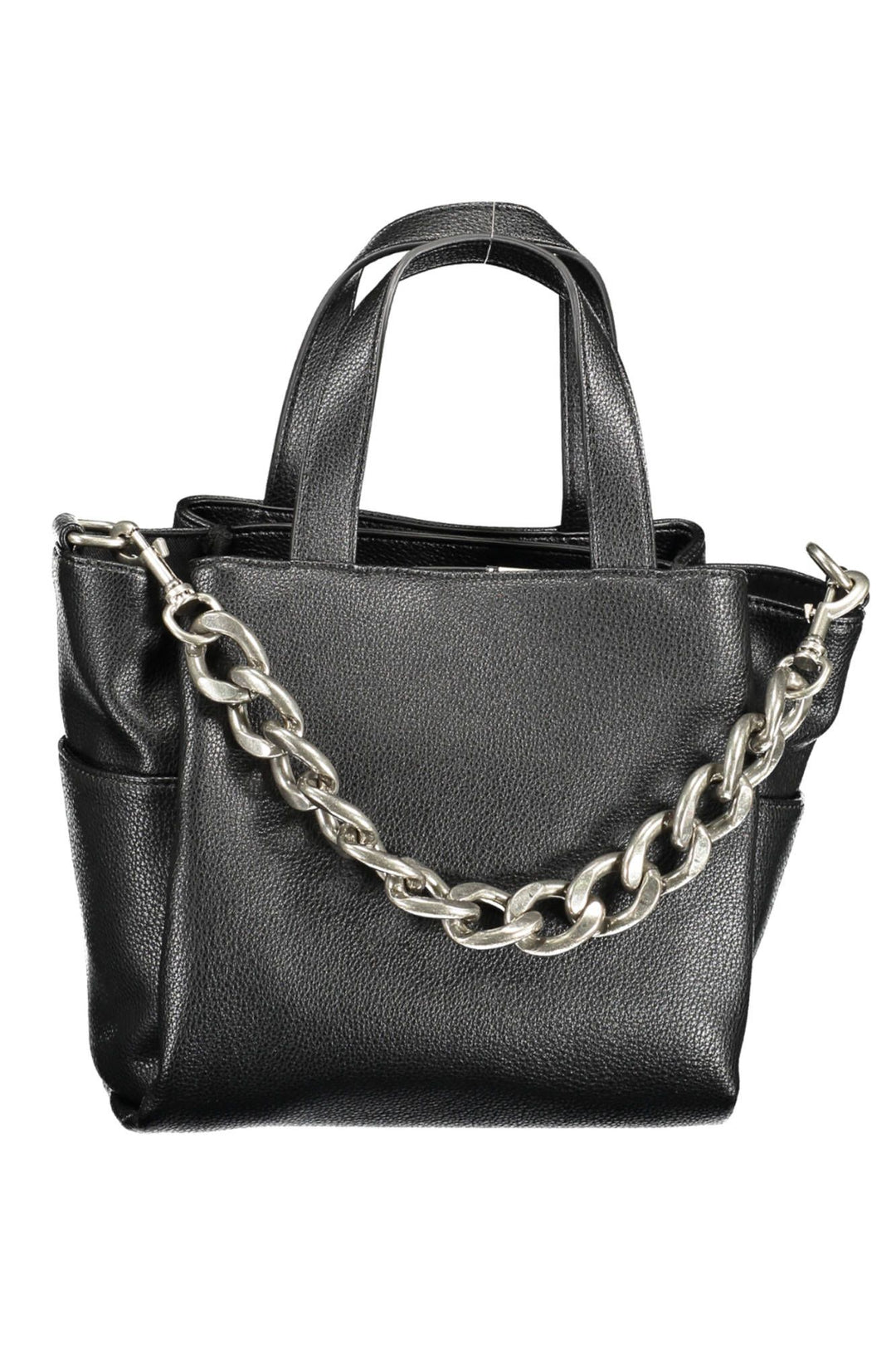 BYBLOS Sleek Black Multi-Pocket Handbag