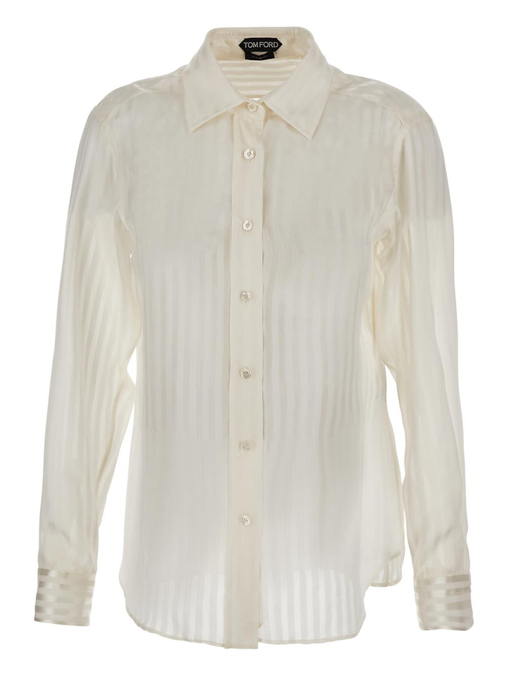 Tom Ford Striped Silk Shirt