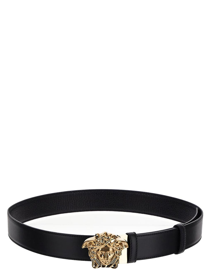 Versace La Medusa Reversible Leather Belt