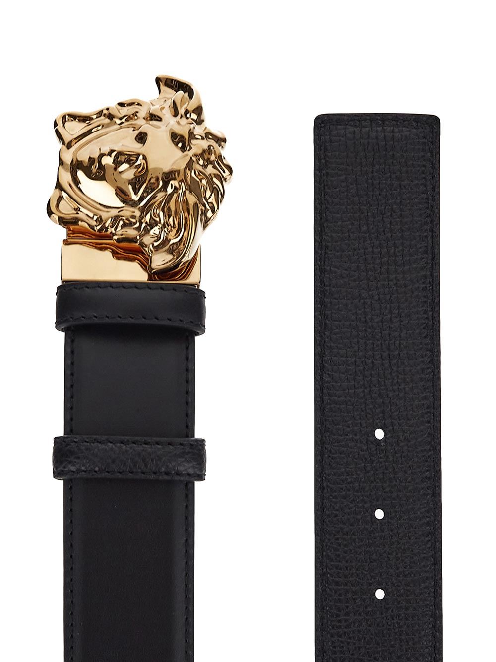 Versace La Medusa Reversible Leather Belt