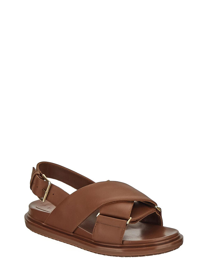 Marni Brown Leather Fussbett