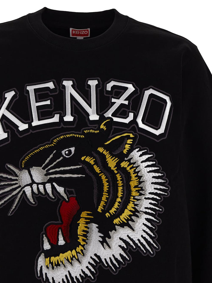 Kenzo Varsity Tiger Cotton Sweatshirt