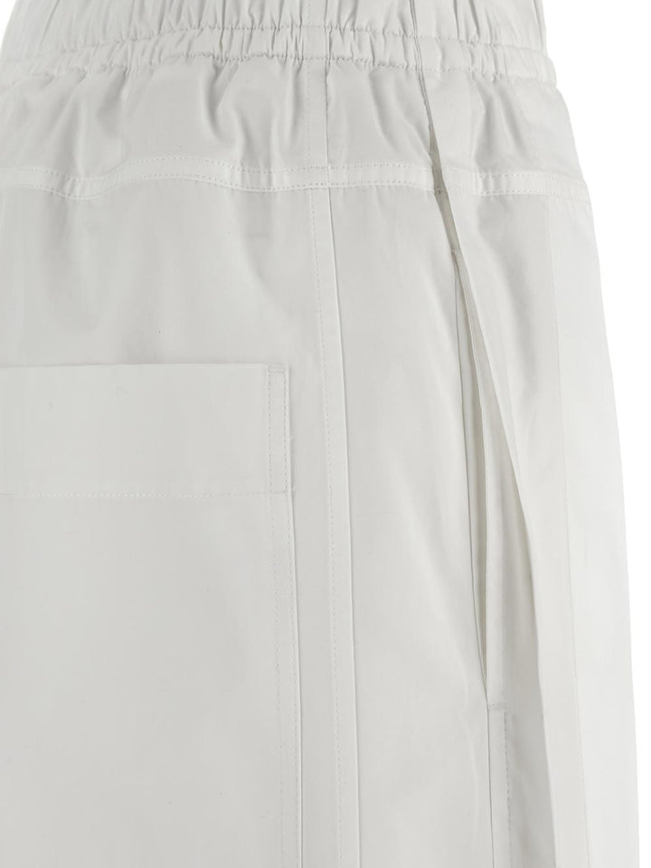 Jil Sander  Long And Voluminous Organic Cotton Trousers