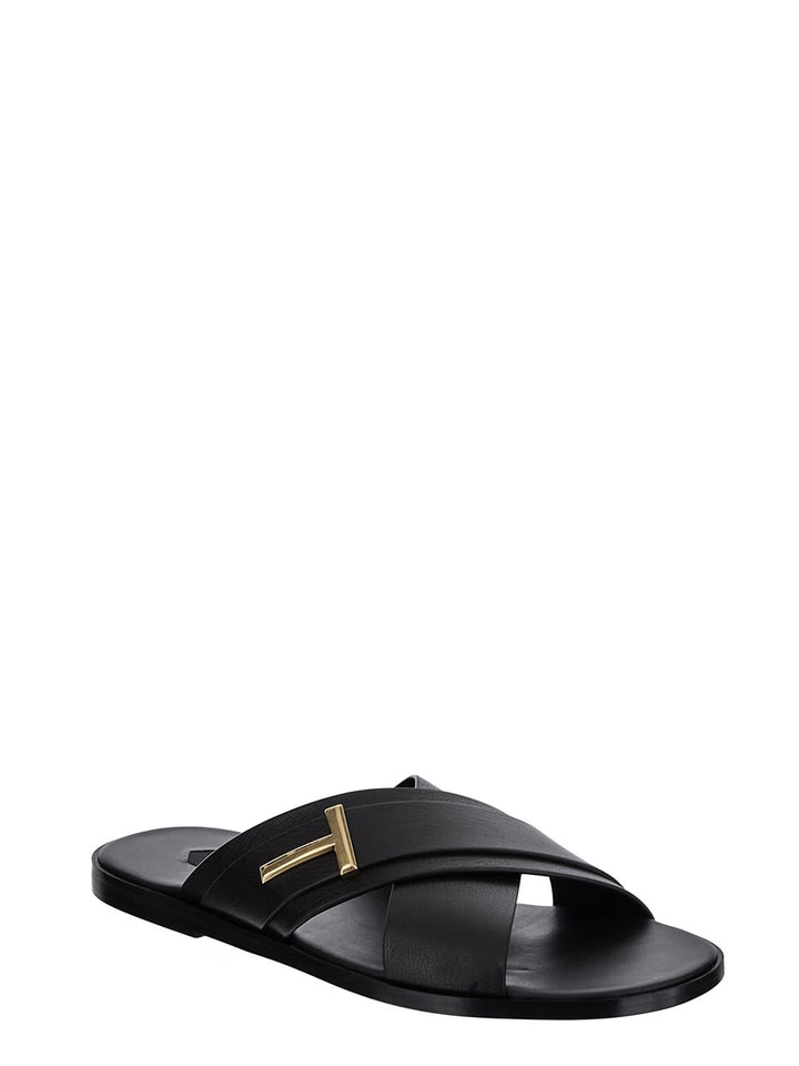 Tom Ford Grain Leather Preston Sandal