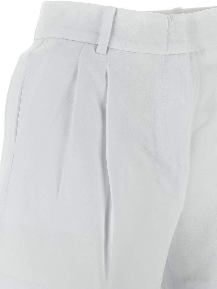 Michael Kors Pleated Crepe Shorts