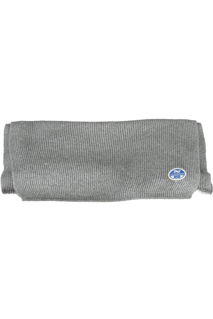 North Sails Elegant Gray Scarf - Warm Textured Blend