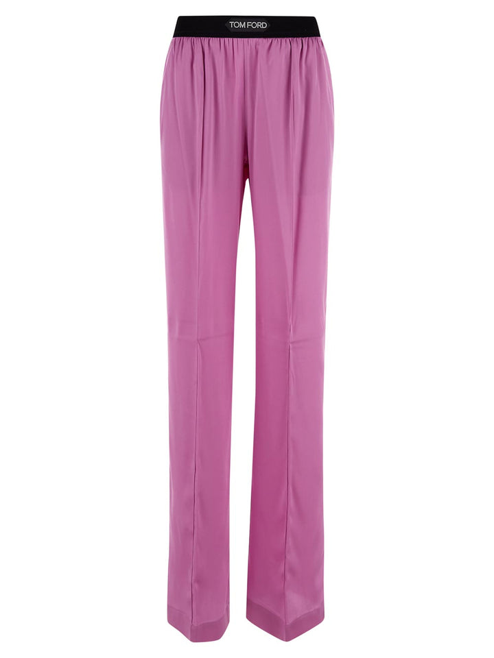 Tom Ford Stretch Silk Satin Pj Pants