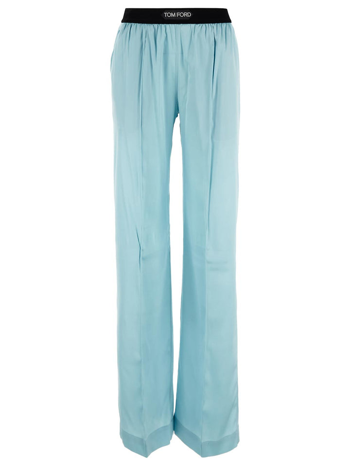 Tom Ford Stretch Silk Satin Pj Pants