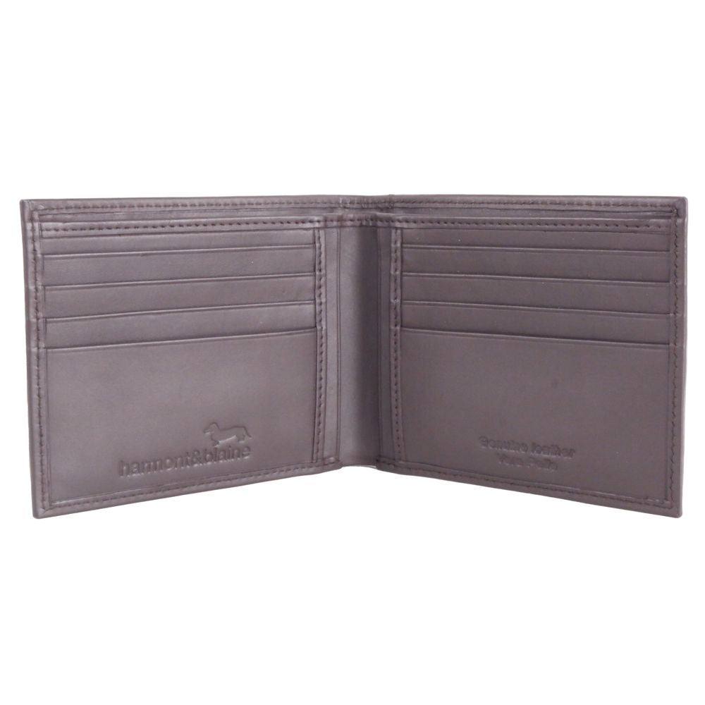 Harmont & Blaine Elegant Calfskin Leather Wallet