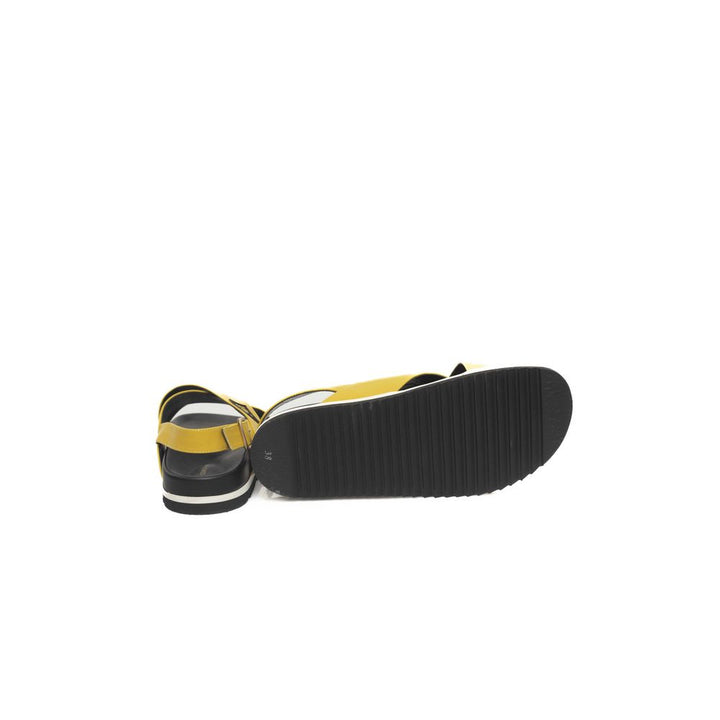 Cerruti 1881 Yellow CALF Leather Sandal