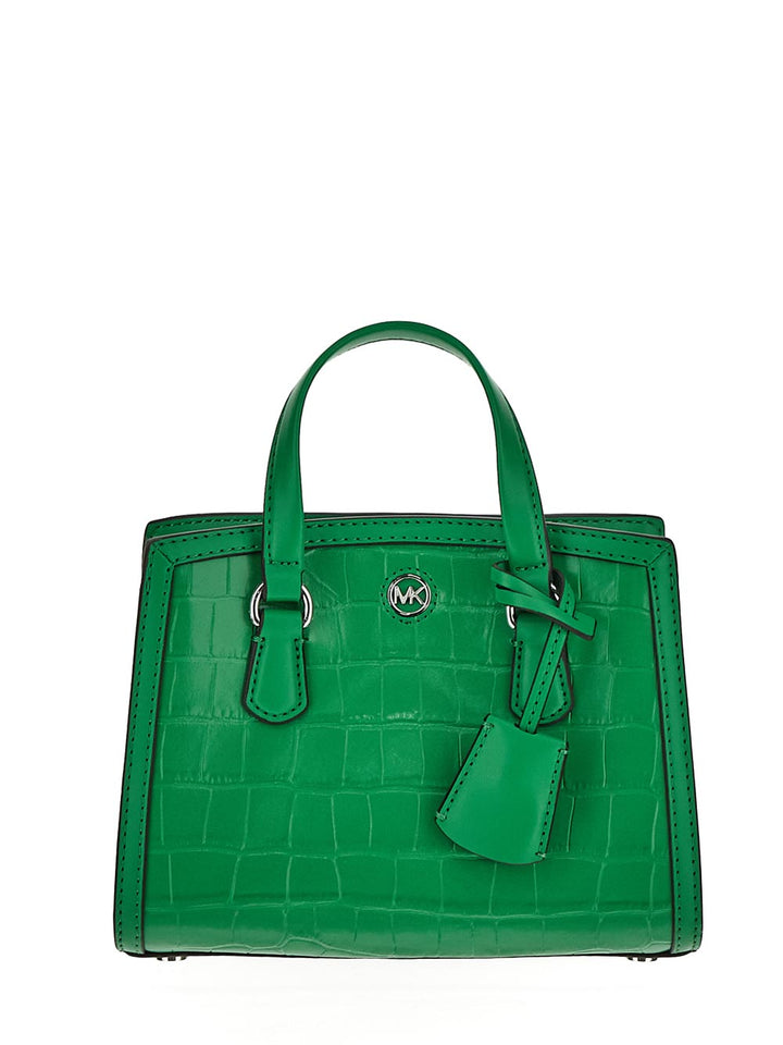 Michael Kors Chantal embossed-crocodile tote bag