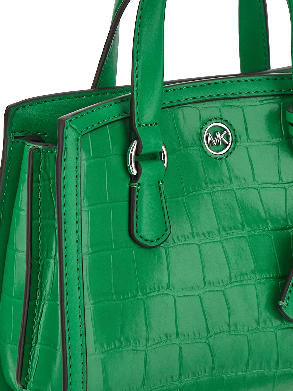 Michael Kors Chantal embossed-crocodile tote bag