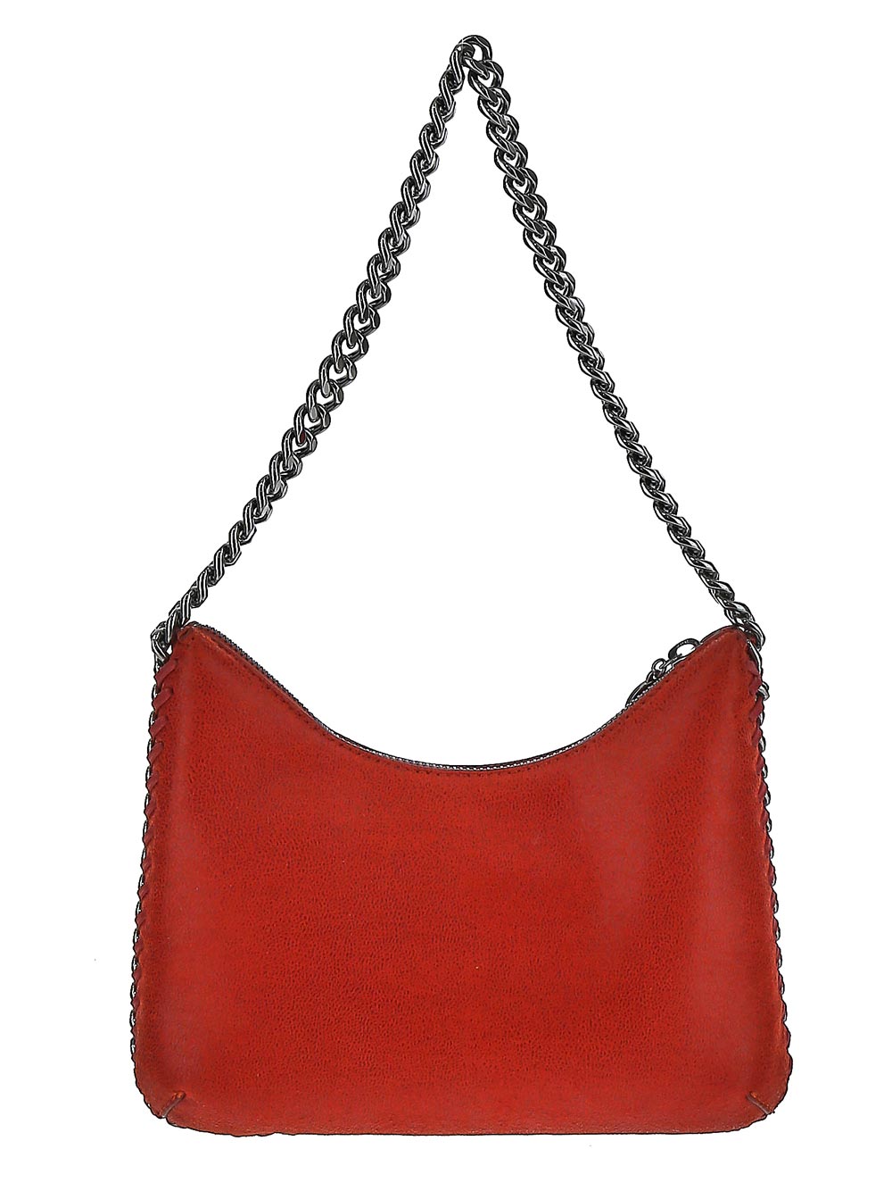 Stella McCartney Mini Velvet And Crystal Chain Shoulder Bag